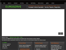 Tablet Screenshot of euroserve.com.au